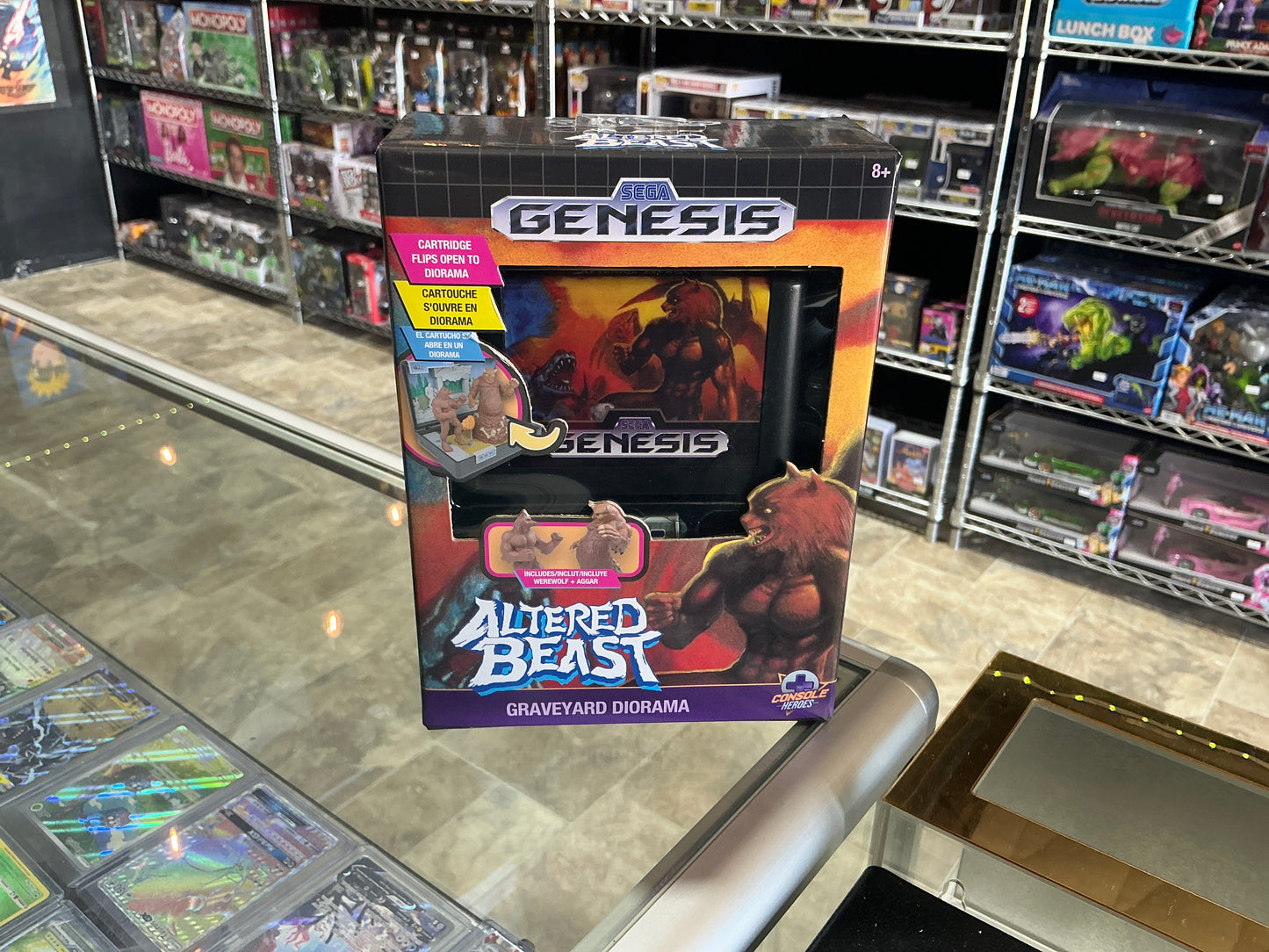 SEGA Genesis altered beast graveyard diorama
