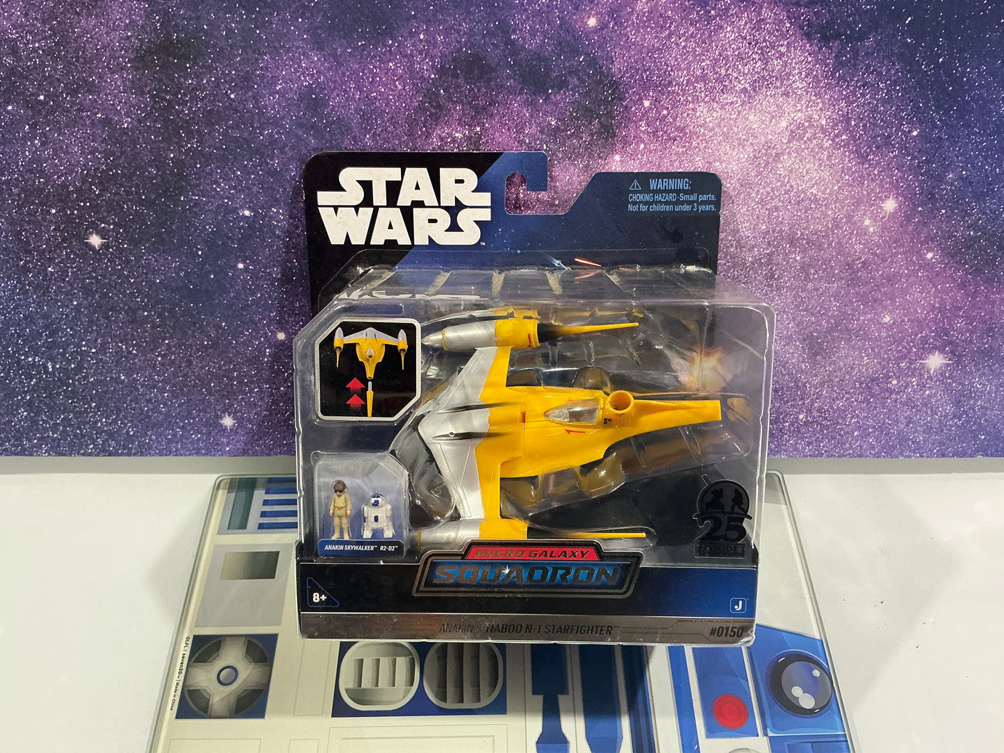 Star Wars micro Galaxy Anakins Naboon-1 starfighter