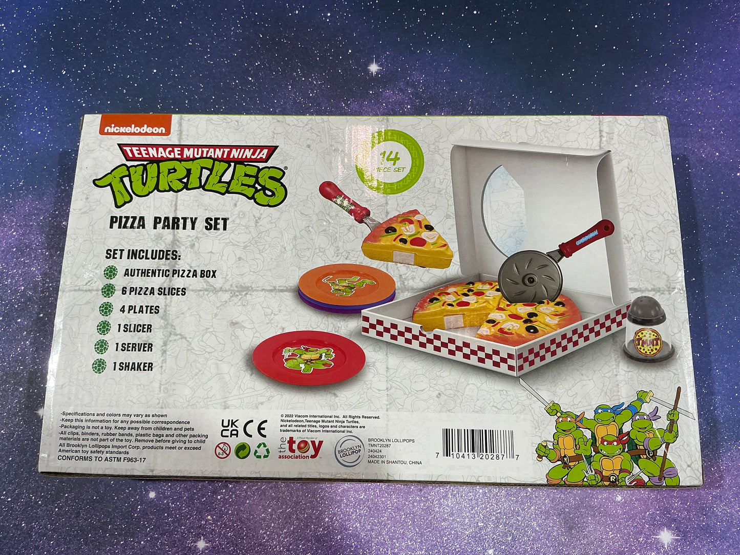 TURTLES PIZZA PARTY SET