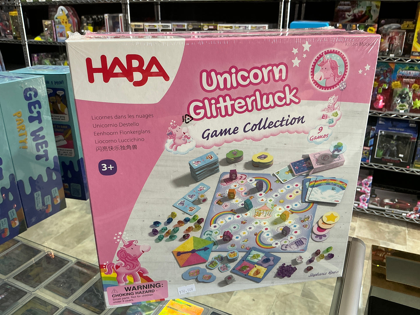 Haha unicorn glitter luck