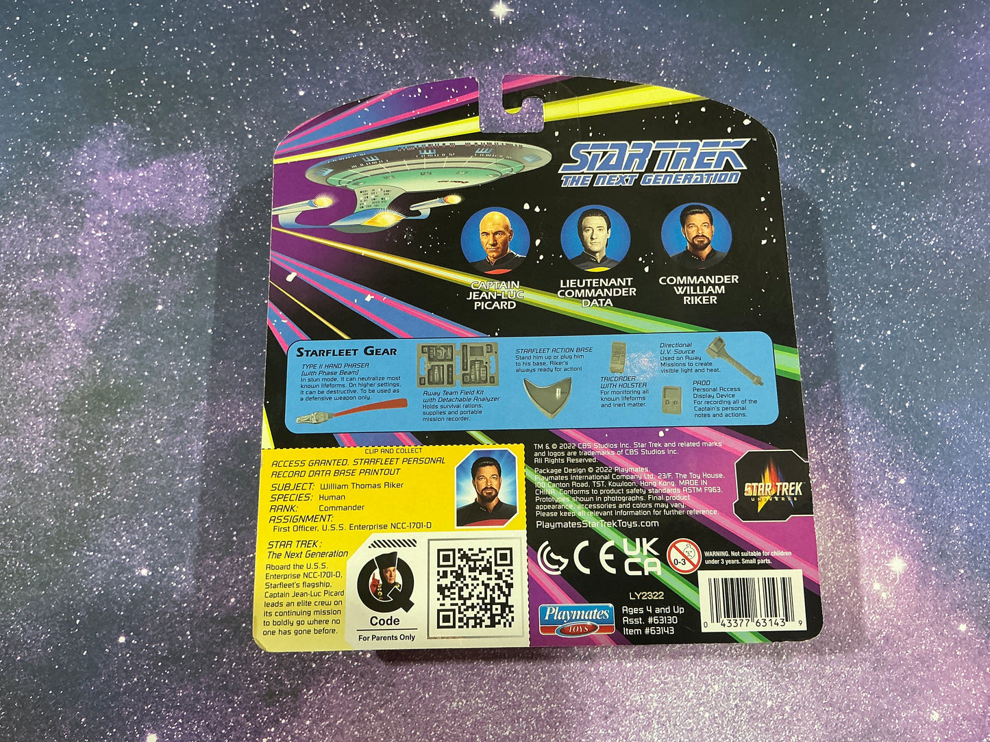 STAR TREK COMMANDER WILLIAM RIKER