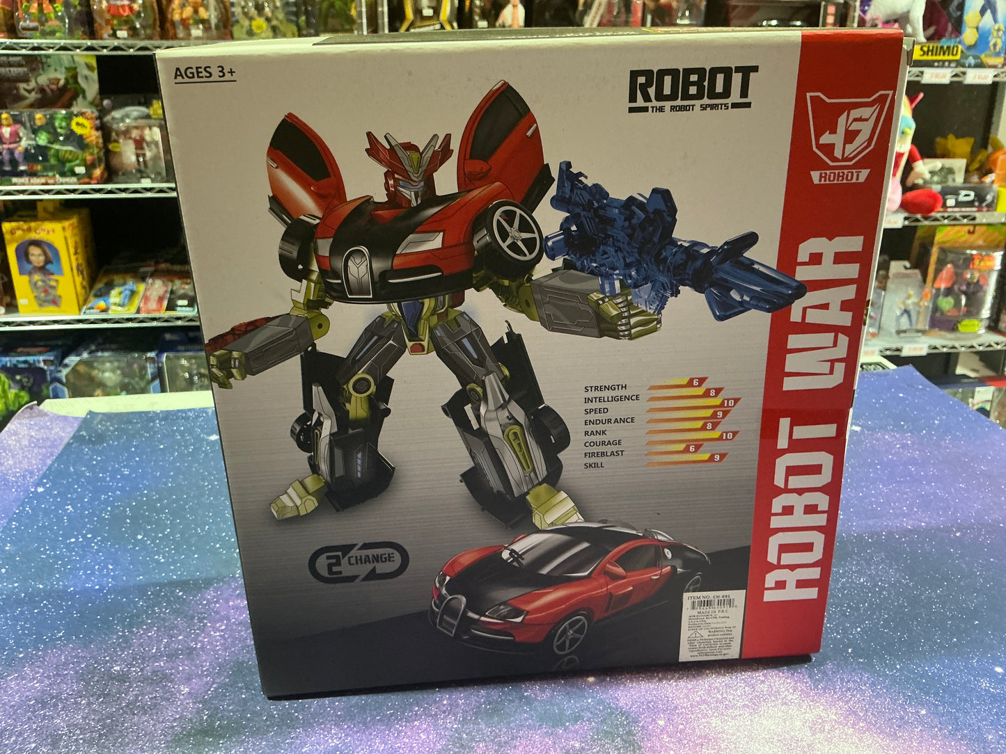 ZIYU ROBOT WAR RED/GOLD