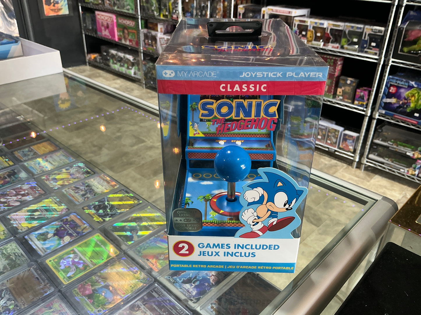 My kid, joy player classic sonic the hedgehog 