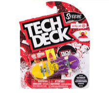 Tech Deck Single Pack Skateboard  Toy Machine Yellow Purple
 
