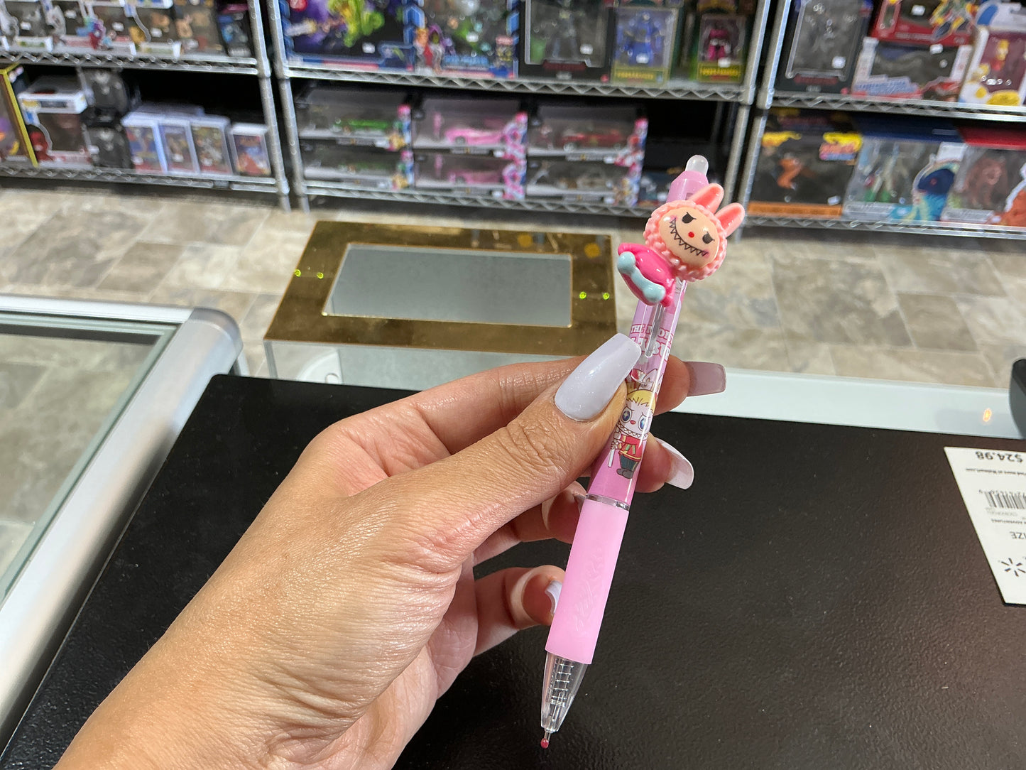 Labubu erasable gel, ink pen