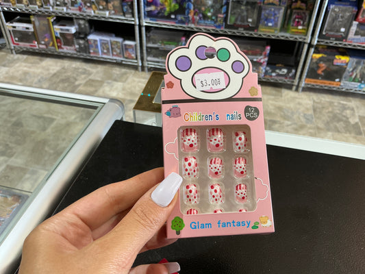 Children’s press on nails, miscellaneous glam fantasy