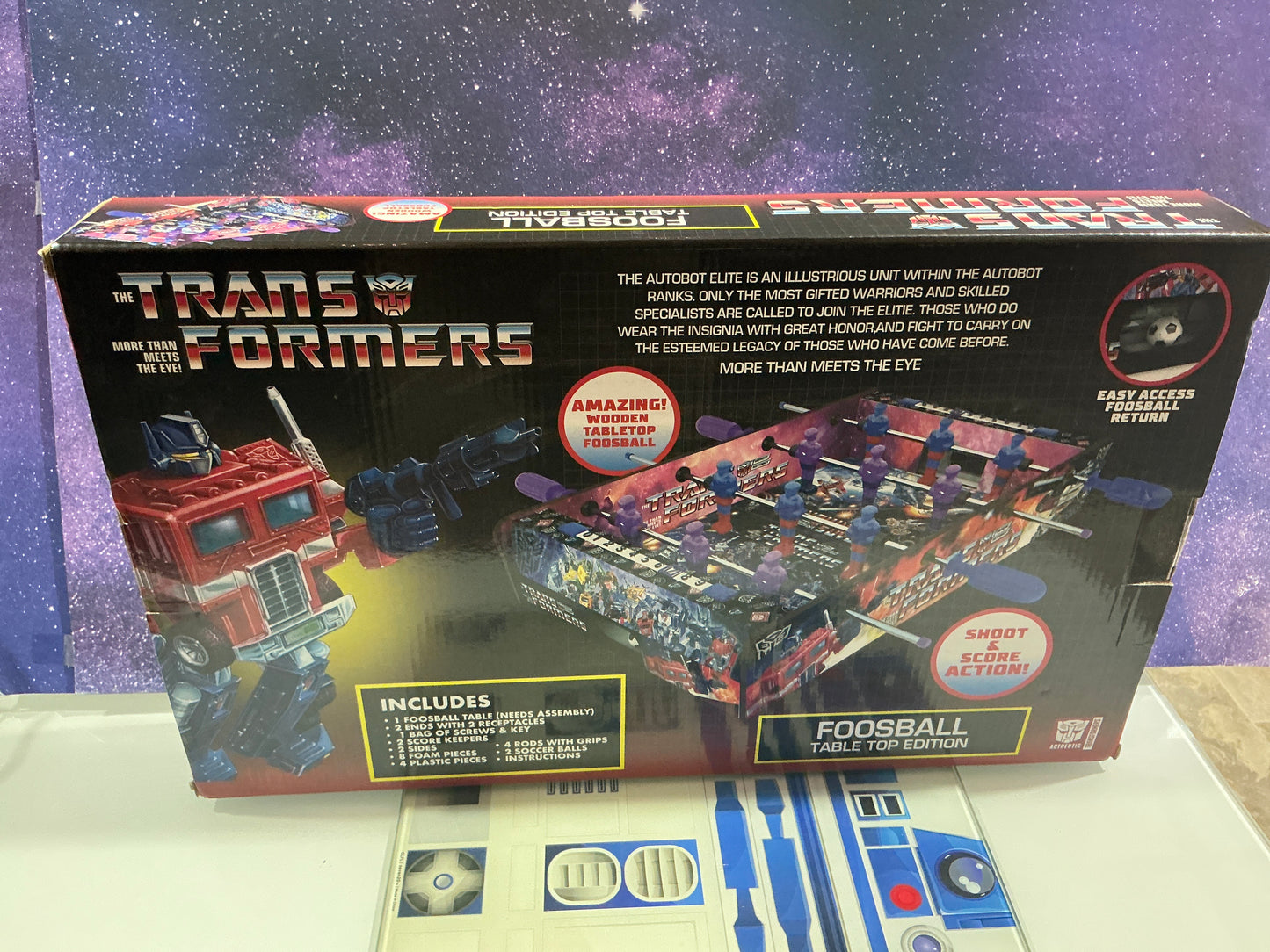 Transformers foosball table top edition