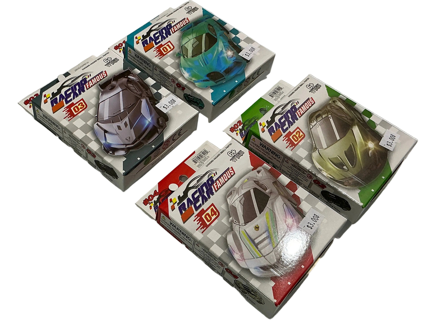 01 Racing car famous 17 pieces