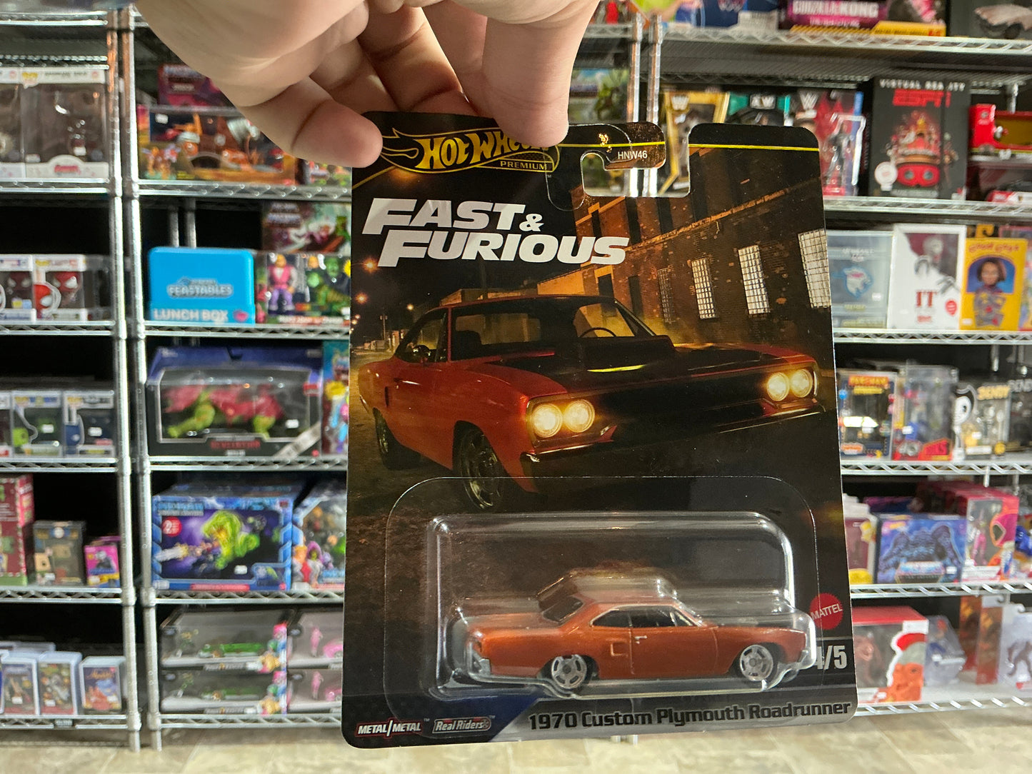 Fast and furious, hot wheels 1970 custom Plymouth roadrunner 4/5