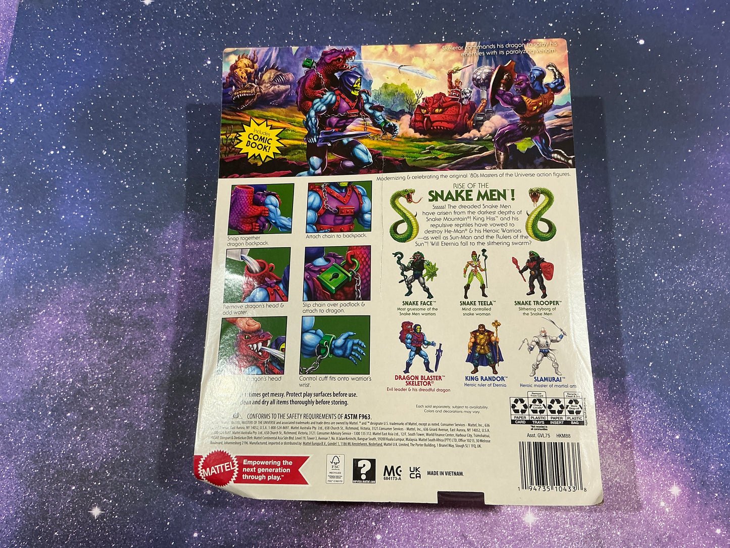 MASTERS OF THE UNIVERSE DRAGON BLASTER SKELETOR