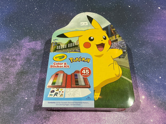 CRAYOLA POKÉMON COLOR 7 STICKER KIT