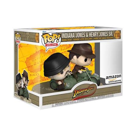 Funko POP! Ride Super Deluxe: Indiana Jones and The Last Crusade - Indiana Jones - Indiana Jones & Henry Jones Sr