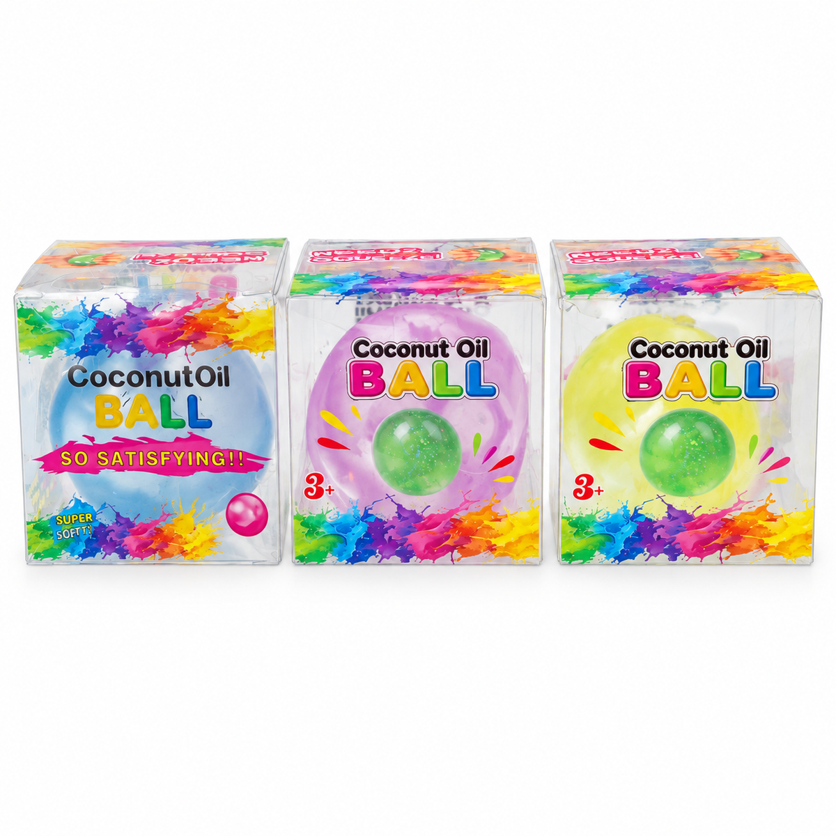 Coconut oil ball squishy