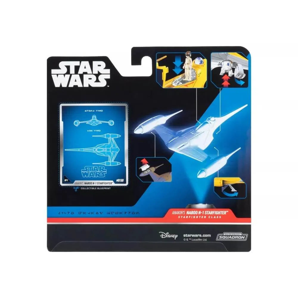 Star Wars micro Galaxy Anakins Naboon-1 starfighter