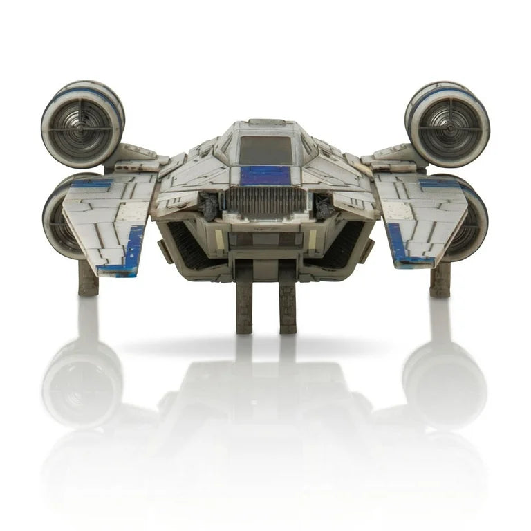 Star Wars Micro Galaxy Squadron U-wing Starfighter - 12 inch Vehicle with Foldout Wings, Troop Bay, Sniper Gun, and Three 1 inch Figure Accessories