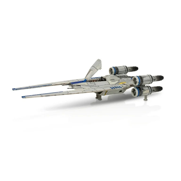 Star Wars Micro Galaxy Squadron U-wing Starfighter - 12 inch Vehicle with Foldout Wings, Troop Bay, Sniper Gun, and Three 1 inch Figure Accessories