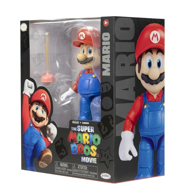 Super Mario Movie 5 inch Mario Action Figure with Plunger Accessory