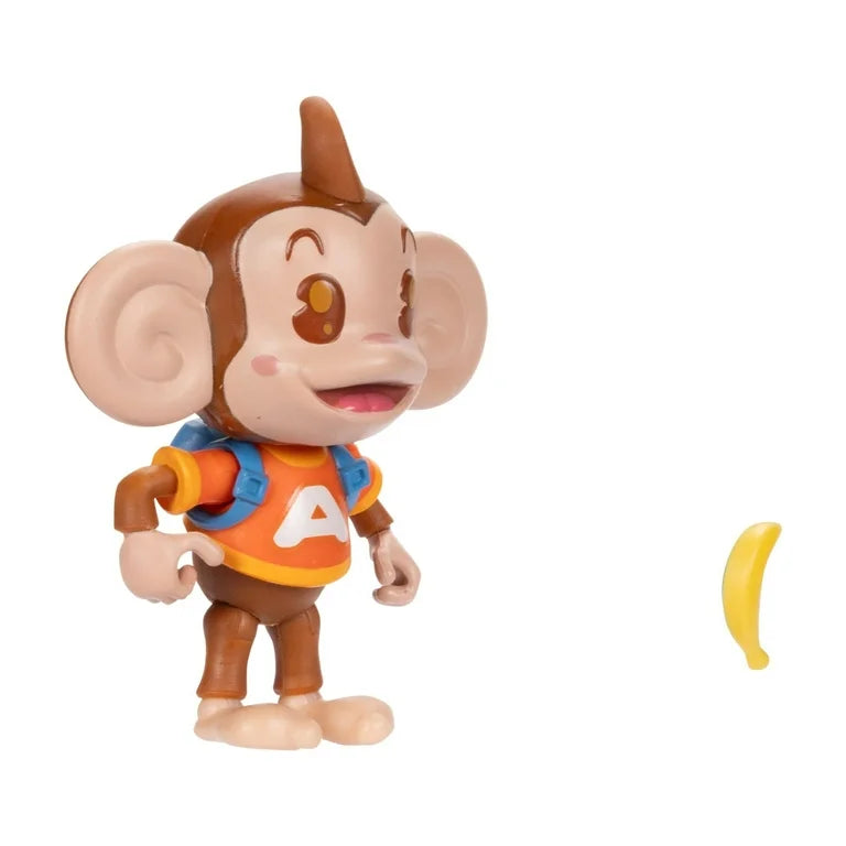 Sega 4 inch Tall Action Figure Monkey Ball AiAi with 22 Points of Articulation 
