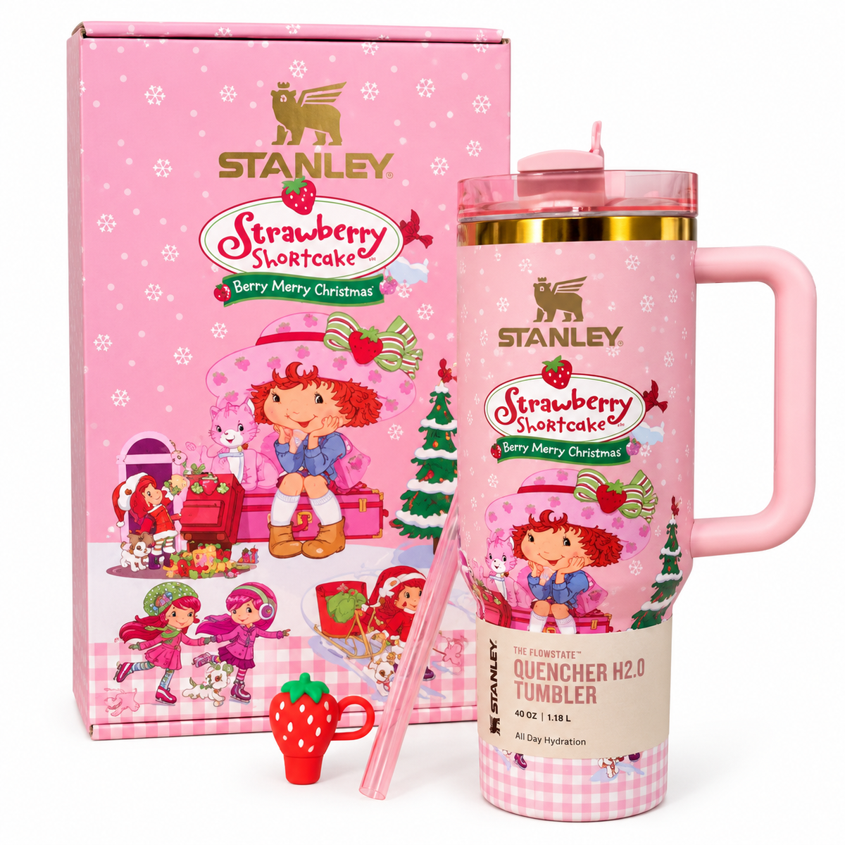 Strawberry shortcake Christmas Stanley giftset