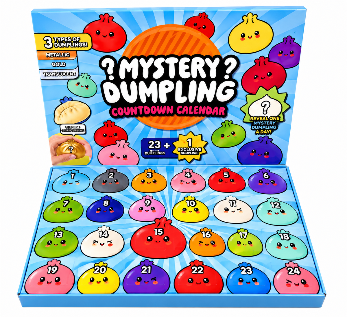 Mystery mini dumpling advent calendar 