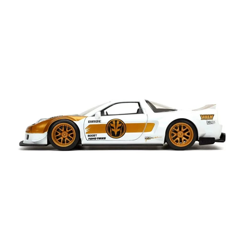 2002 Honda NSX Type-R Japan Spec with Power Rangers Ranger figure, Power Rangers - Jada Toys 32795