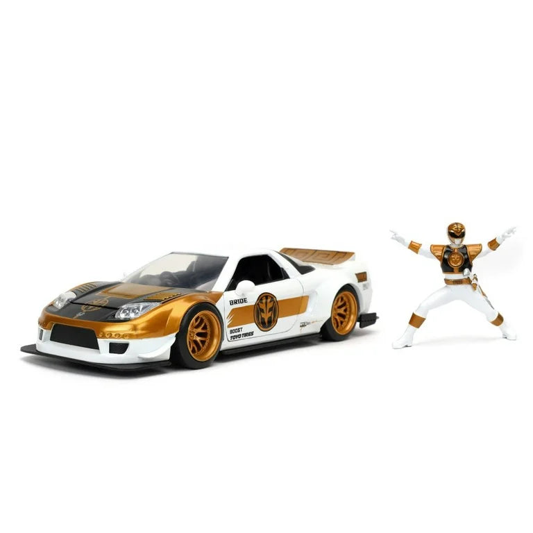 2002 Honda NSX Type-R Japan Spec with Power Rangers Ranger figure, Power Rangers - Jada Toys 32795
