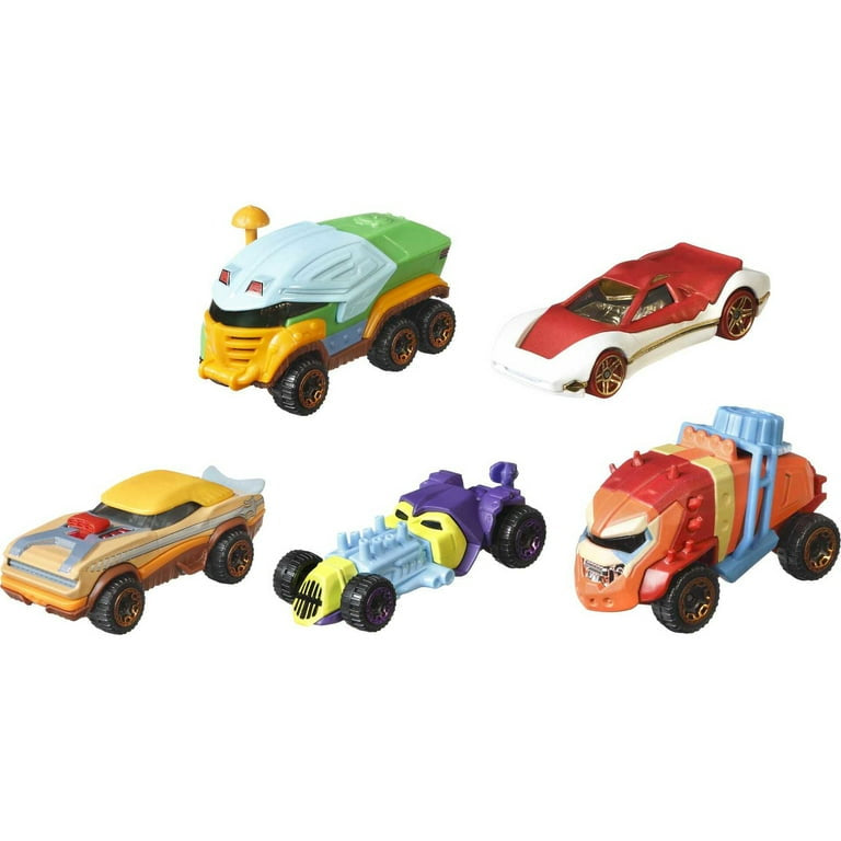 Hot Wheels Masters of the Universe Character Cars 5-Pack, Set of 5