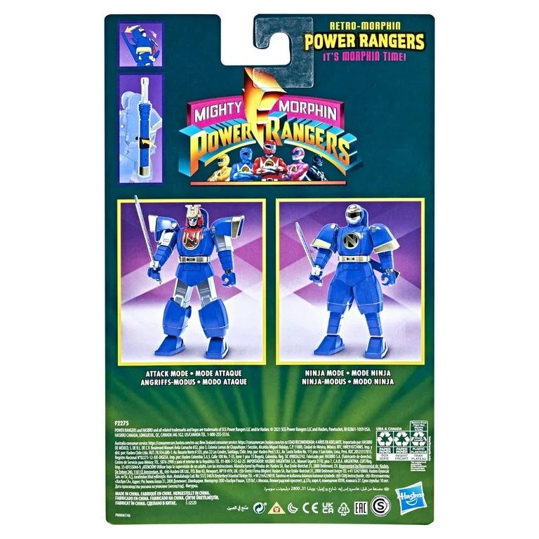 Power Rangers: Mighty Morphin Retro-Morphin Ninjor Toy Action Figure (6”)