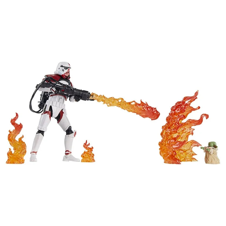 Star Wars The Vintage Collection Incinerator Trooper & Grogu Deluxe Figures, 3.75-Inch-Scale