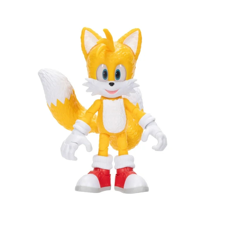 Sonic The Hedgehog 3 Movie 5 inch Tails Action Figure 20 Points of Articulation