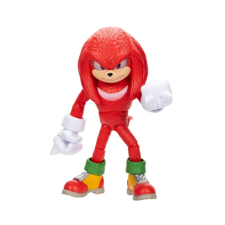 Sonic The Hedgehog 3 Movie 5 inch Knuckles Action Figure 20 Points of Articulation