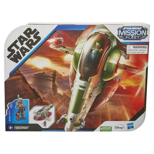 Star Wars Mission Fleet Starship Skirmish, Boba Fett Action Figure and Starship