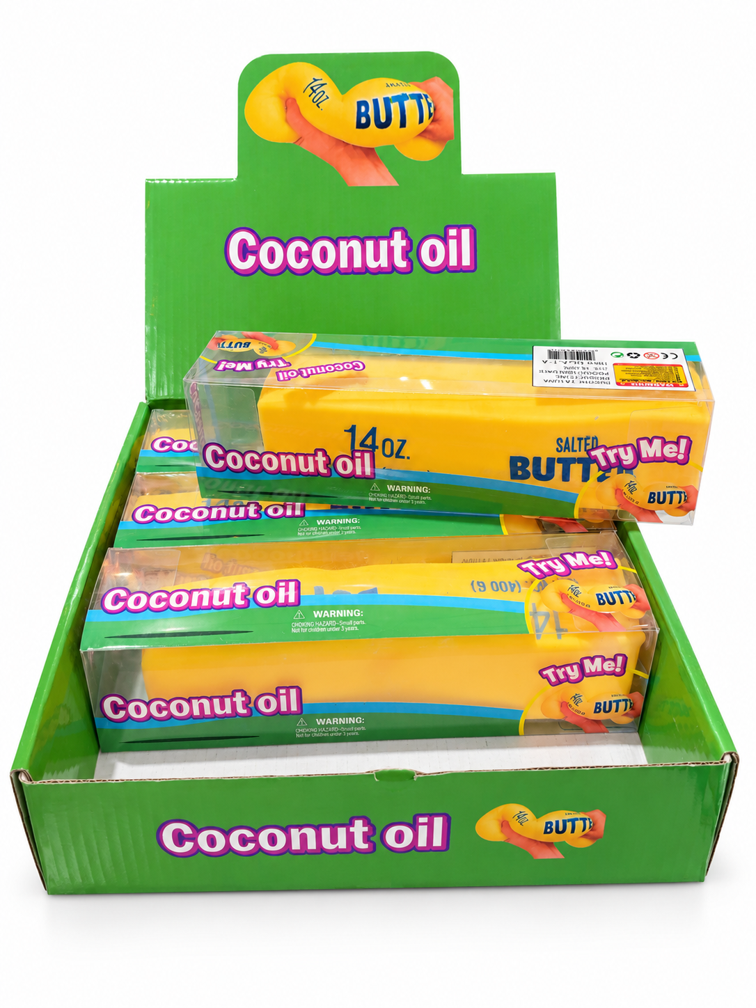 Jumbo butter coconut oil squishy