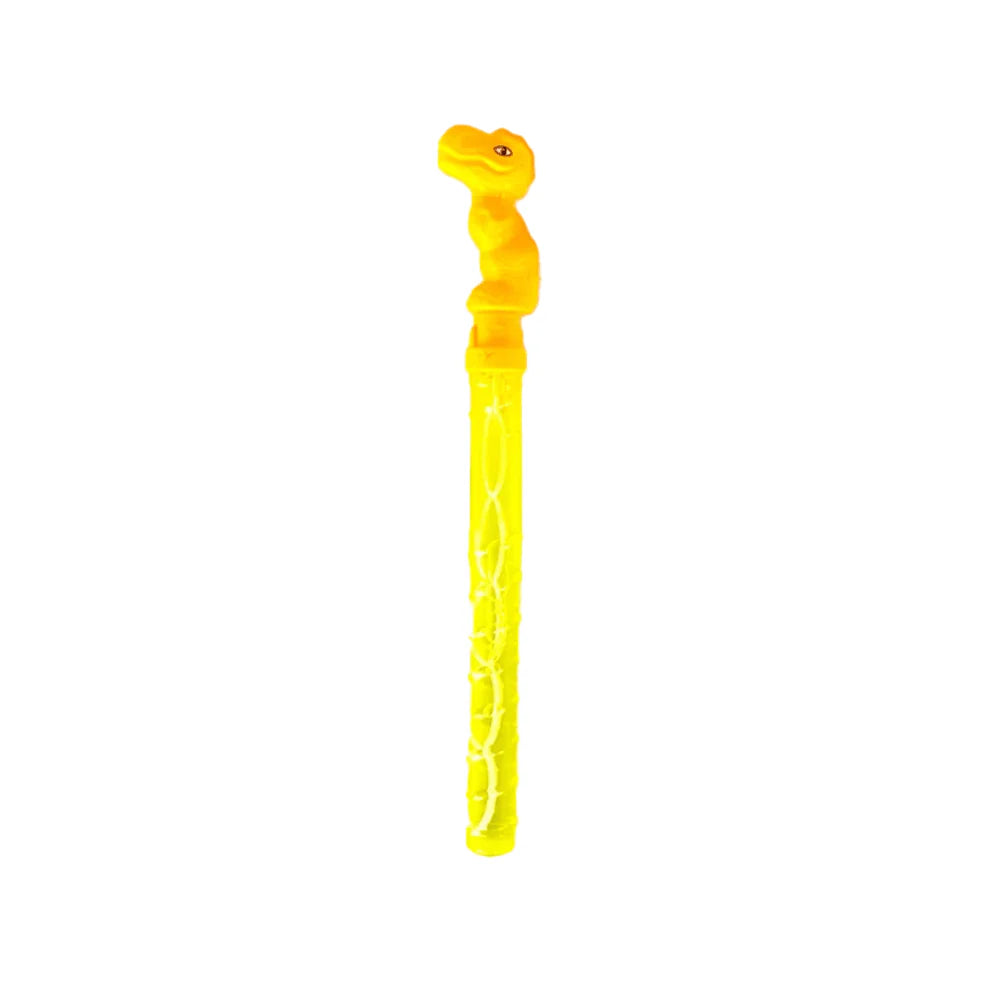 Dinosaur Bubble Wand - Yellow