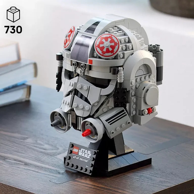 LEGO Star Wars: The Empire Strikes Back AT-AT Driver Helmet Building Set for Adults 75429