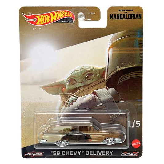 Star Wars, the Mandalorian hot wheels premium 59 Chevy delivery