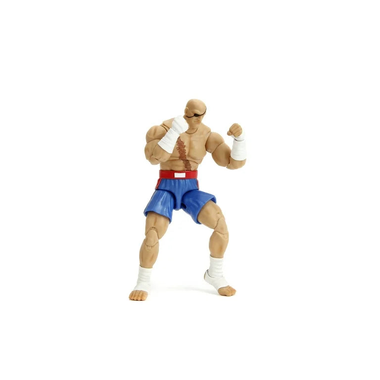 Street Fighter II Sagat Deluxe 1:12 Scale Action Figure by Jada Toys