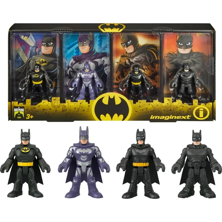 Fisher-Price Imaginext DC Super Friends Batman Toys 85th Anniversary Collection Movie Figure Set for Adult Fans & Preschool Kids