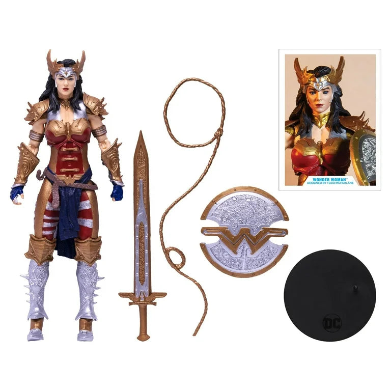 DC Multiverse Wonder Woman by Todd McFarlane Action Figure Gold Label 7"