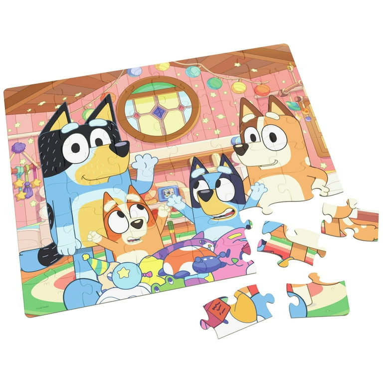 Bluey 48 piece puzzle lunchbox tin