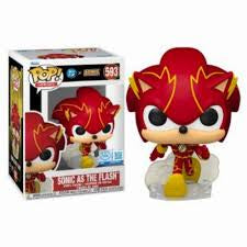 Funko Pop Sonic As The Flash Eclusive Sonic the Hedgehog DC Comics #593