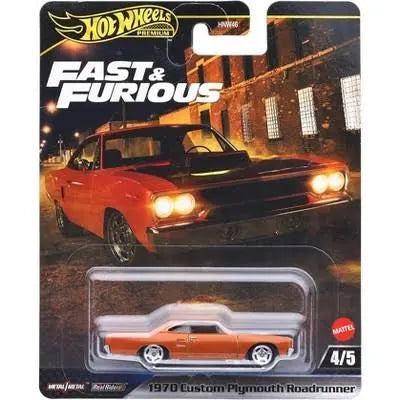 Fast and furious, hot wheels 1970 custom Plymouth roadrunner 4/5