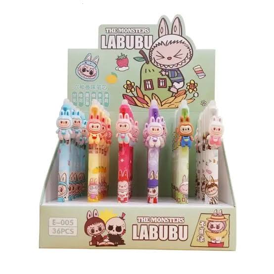 Labubu erasable gel, ink pen
