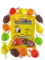 Jelly fruits candy bag