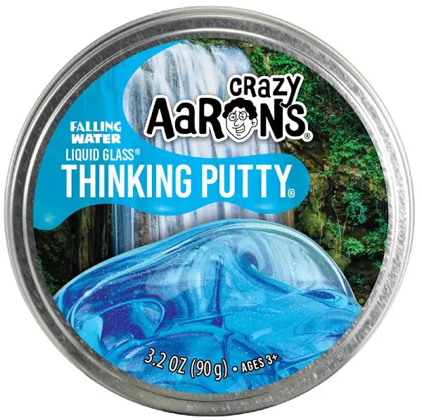 Crazy Aaron's Thinking Putty Falling Water Liquid Glass
