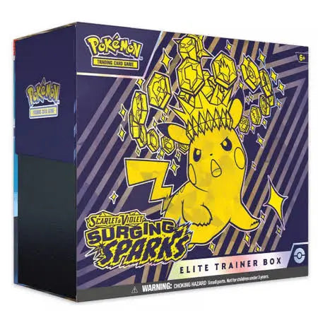 Pokémon TCG: Scarlet & Violet—Surging Sparks Elite Trainer Box.