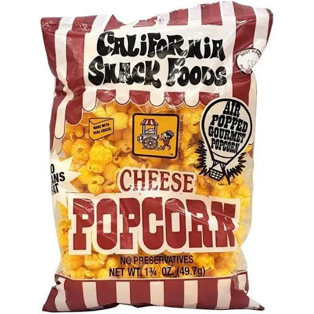 California Snack Foods Cheese Popcorn