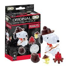 Snoopy Campfire Original 3D Crystal Puzzles from BePuzzled