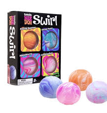 Teenie NeeDoh Swirl 4-pack