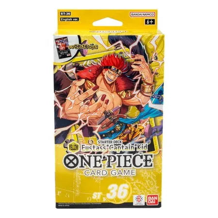 One Piece Card Game Starter Deck 36: Yellow Eustass "Captain" Kid